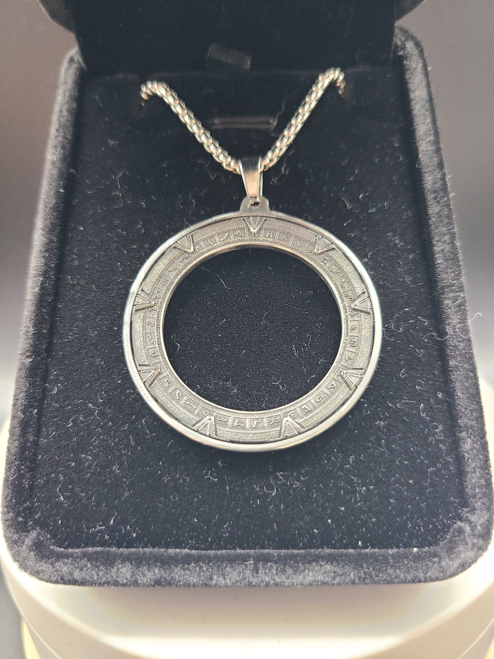 Stargate Stainless Steel Pendant (Chappa'ai)